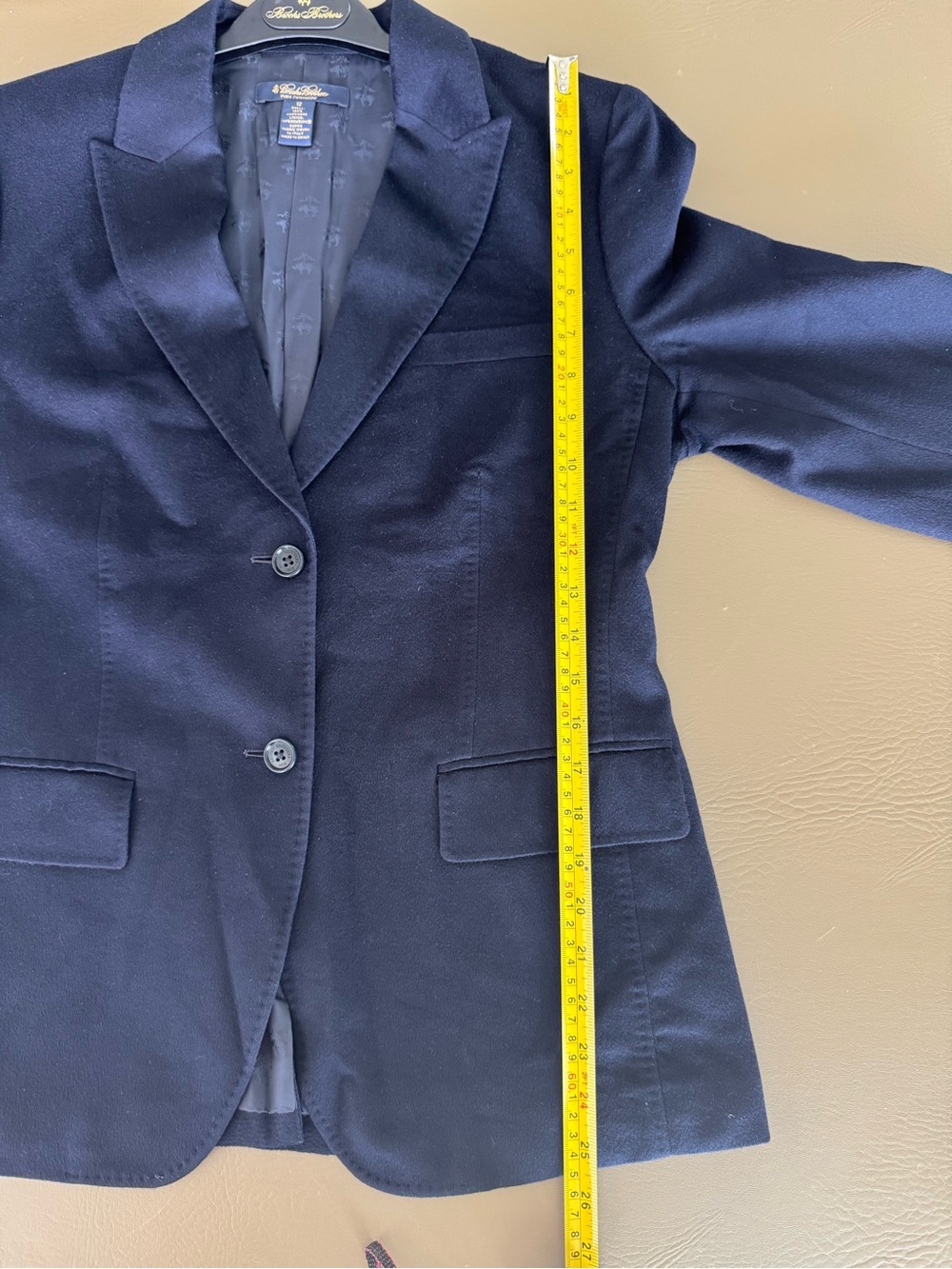 Navy Brook’s Brother’s 100% Cashmere Women’s Blazer. Sz 12 - Picture 7 of 9